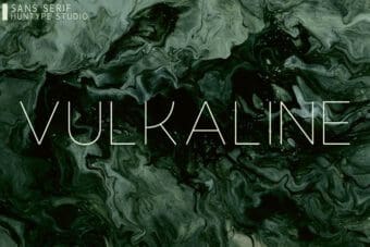 Vulkaline Sans Serif Font