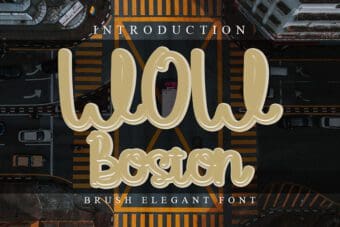 WoW Boston Handwritten Font