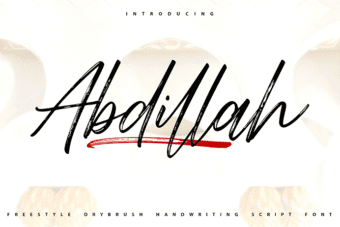 Abdillah Script Font