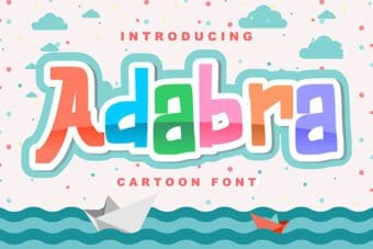 Adabra Display Font