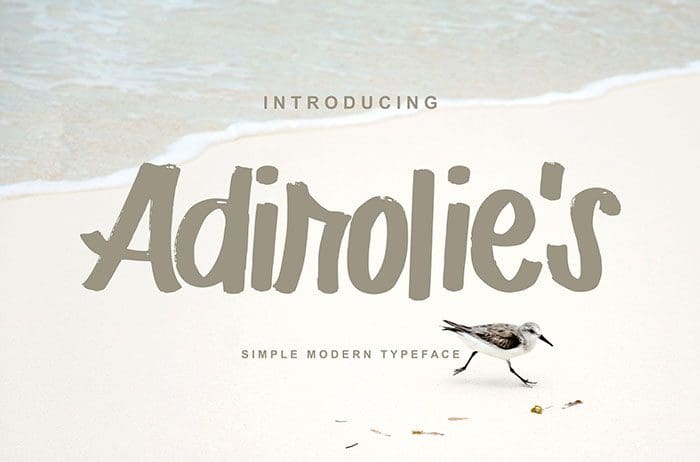 Adirolies Handwritten Font