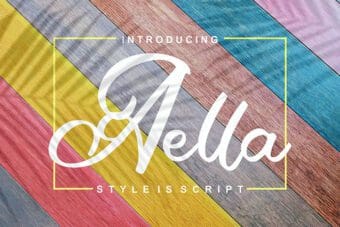 Aella Script Font