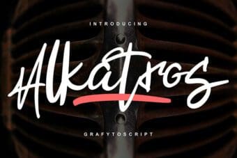 Alkatros Script Font