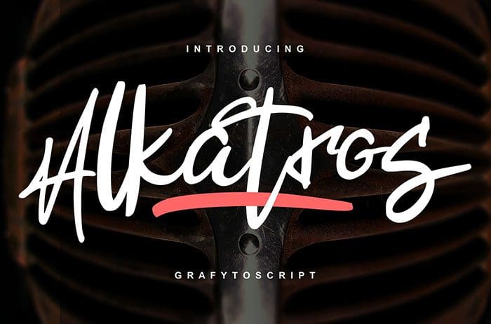 Alkatros Script Font