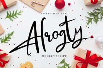 Alrogty Script Font