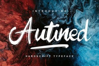 Autined Script Font