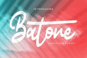 Batone Script Font