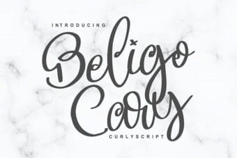 Beligo Cary Script Font