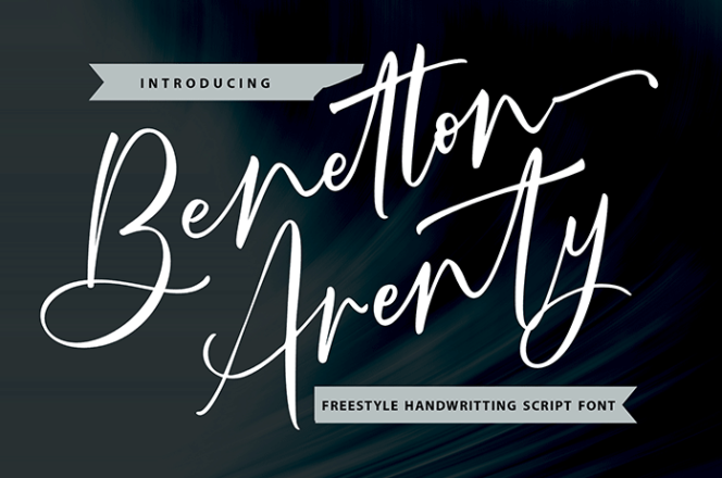 Benetton Arenty Script Font