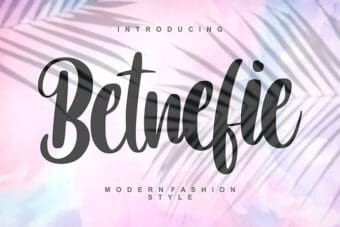 Betnefie Script Font