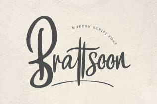 Brattsoon Script Font