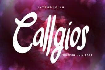 Callgios Display Font