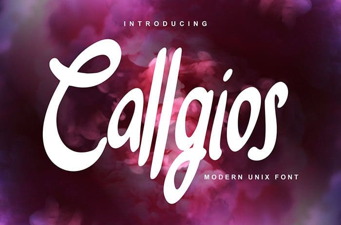 Callgios Display Font