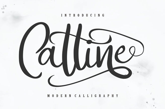 Catline Calligraphy Font