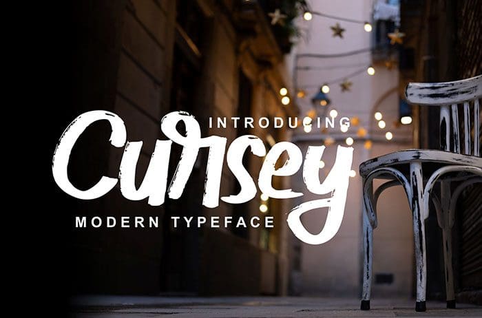 Cursey Decorative Font
