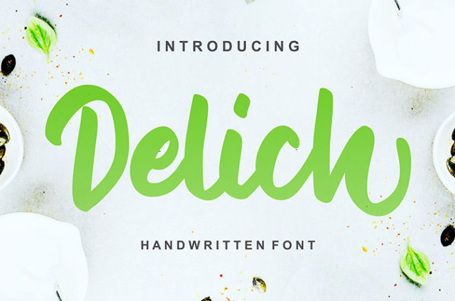 Delich Handwritten Font