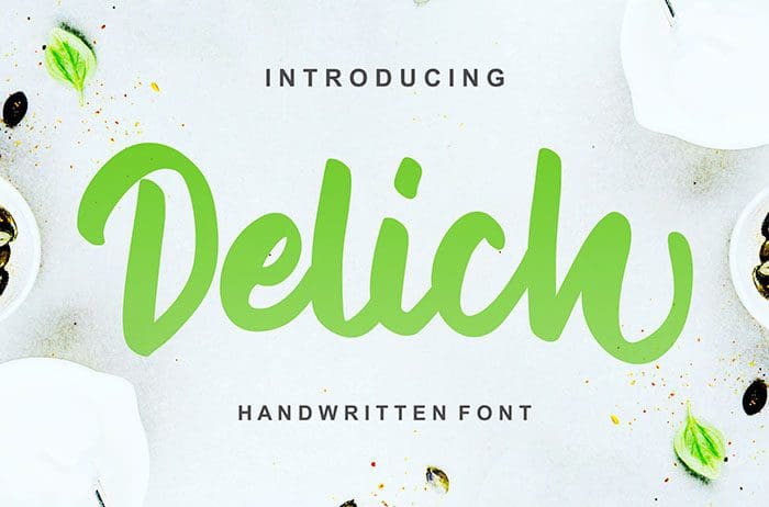 Delich Handwritten Font