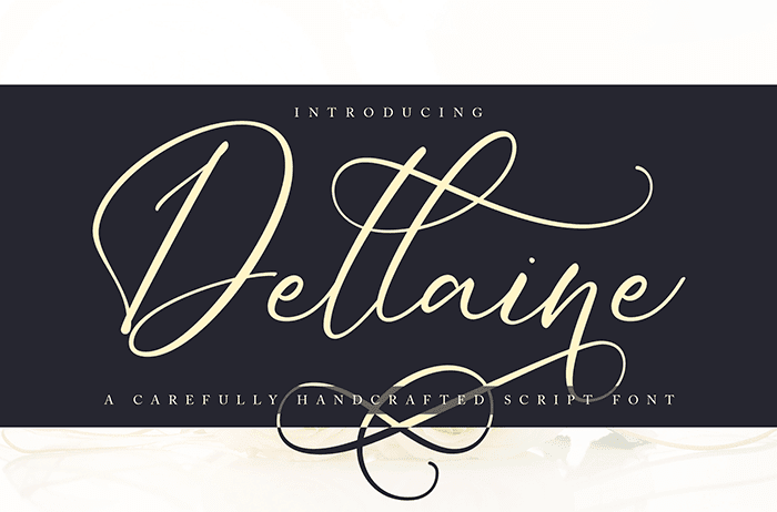 Dellaine Script Font