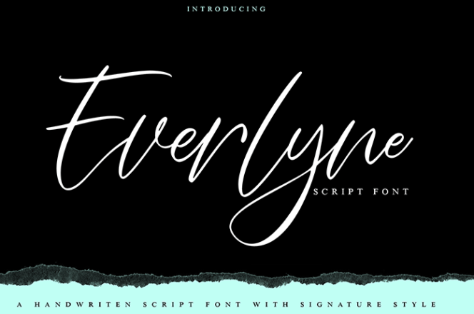 Everlyne Handwritten Font