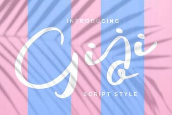 Giji Script Style Font