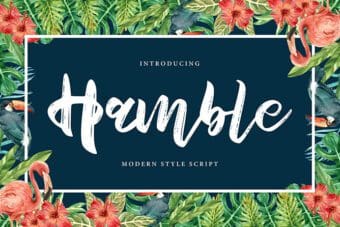 Hamble Script Font