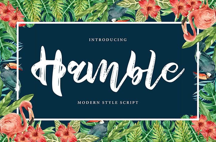 Hamble Script Font