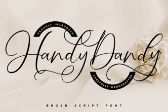 Handy Dandy Brush Font