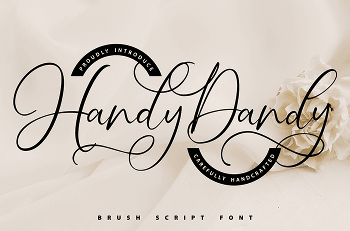 Handy Dandy Brush Font
