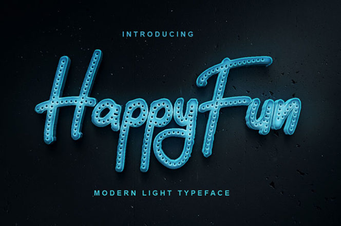 Happy Fun Decorative Font