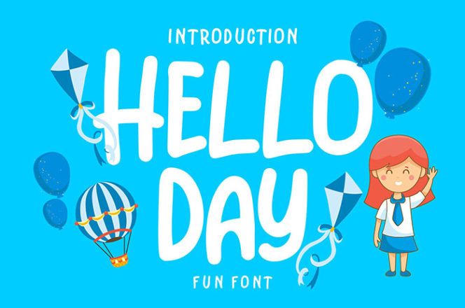 Hello Day Display Font