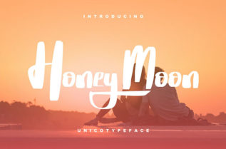 Honey Moon Display Font