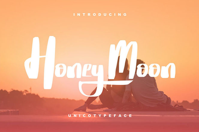 Honey Moon Display Font