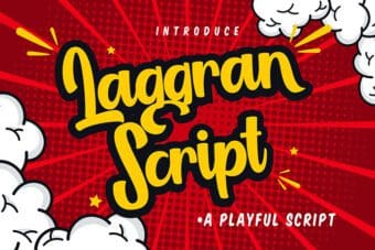 Laggran Playful Script Font
