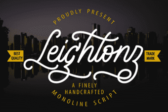 Leightonz Script Font