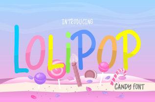Lolipop Candy Funny Font