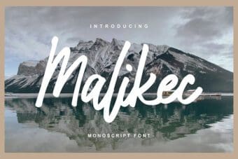 Malikec Mono Script Font
