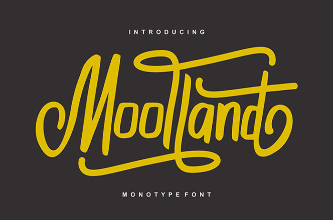 Moolland Display Font