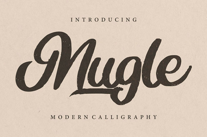 Mugle Calligraphy Font