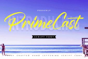PrimeCast Script Font