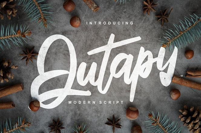 Qutapy Script Font