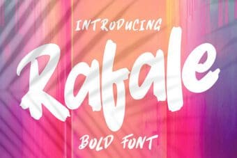 Rafale Brush Font