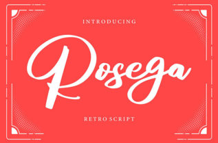 Rosega Script Font