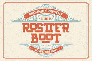 Rostter Boot Serif Font