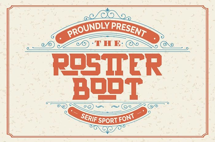 Rostter Boot Serif Font