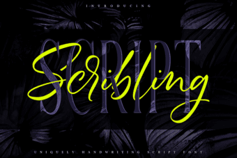 Scribbling Script Font