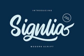 Signlia Script Font