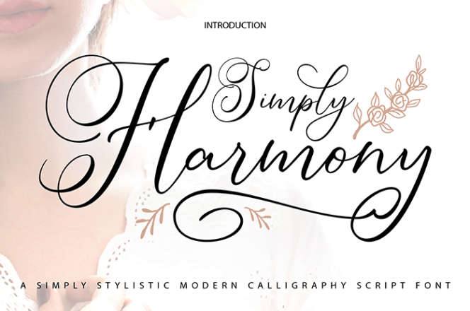 Simply Harmony Script Font