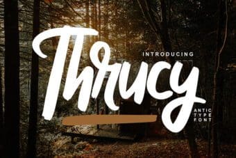 Thrucy Antictype Script Font