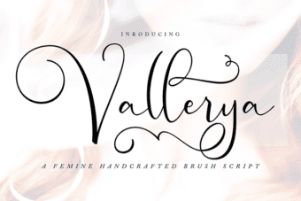 Vallerya Script Font