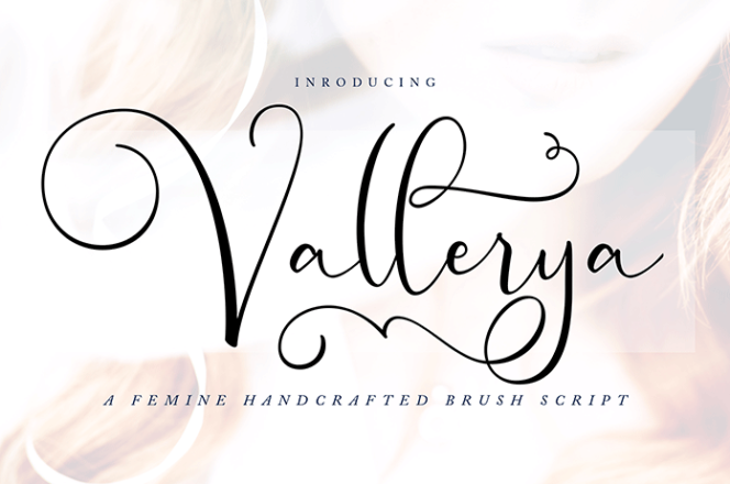 Vallerya Script Font